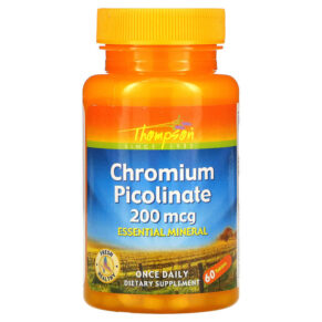 Thực phẩm chức năng Thompson Chromium Picolinate 200 mcg 60 Tablets 031315196409