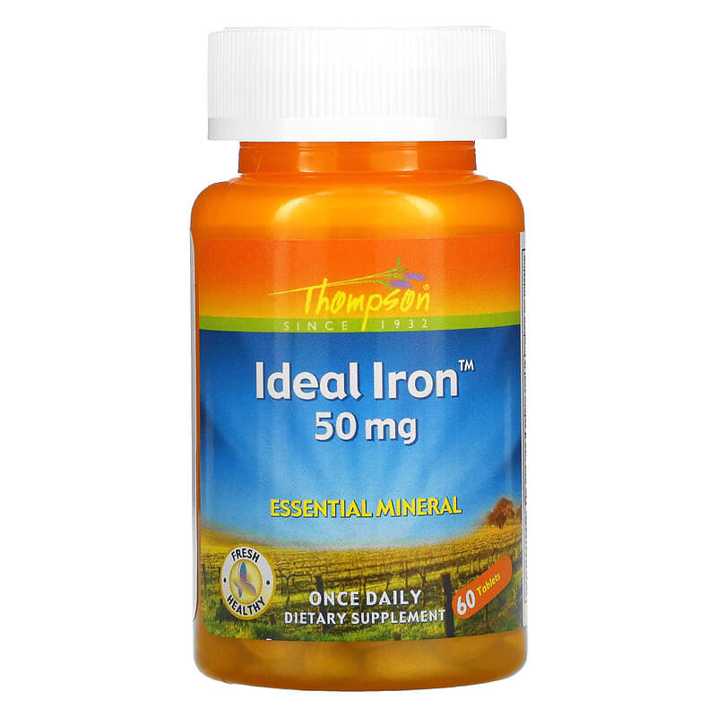 Thompson Ideal Iron 50 mg 60 Tablets 8 Thực phẩm chức năng Thompson Ideal Iron 50 mg 60 Tablets 031315199950