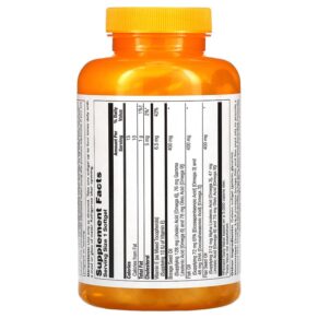 Thompson Omega 3-6-9 1200 mg 120 Softgels 3 Thực phẩm bổ sung Thompson Omega 3-6-9 1200 mg 120 Softgels 031315253812