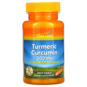 Thực phẩm chức năng Thompson Turmeric Curcumin 300 mg 60 Vegetarian Capsules 031315196669