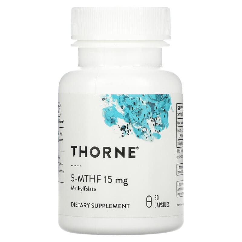Thorne 5-MTHF 15 mg 30 Capsules 8 Thực phẩm chức năng Thorne 5-MTHF 15 mg 30 Capsules 693749006626