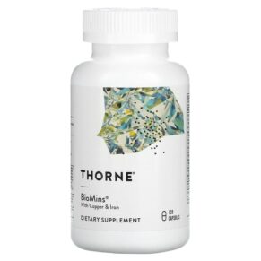 Thực phẩm chức năng Thorne BioMins with Copper & Iron 120 Capsules 693749006640