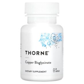 Thực phẩm chức năng Thorne Copper Bisglycinate 60 Capsules 693749003410