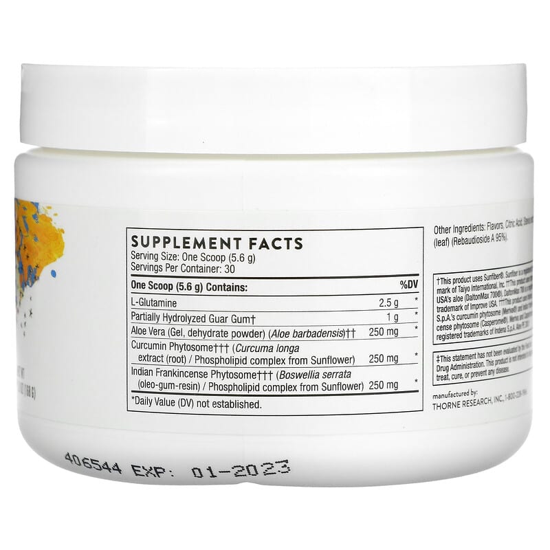 Thorne EnteroMend Orange Vanilla 5.9 oz (168 g) 2 Thực phẩm bổ sung Thorne EnteroMend Orange Vanilla 5.9 oz (168 g) 693749006251