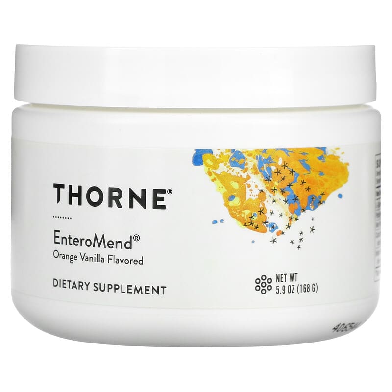Thorne EnteroMend Orange Vanilla 5.9 oz (168 g) 8 Thực phẩm chức năng Thorne EnteroMend Orange Vanilla 5.9 oz (168 g) 693749006251