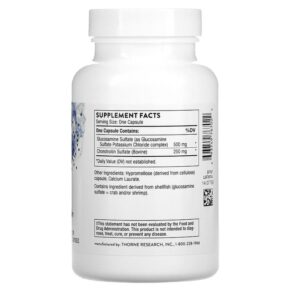 Thực phẩm bổ sung Thorne Glucosamine & Chondroitin 90 Capsules 693749767022