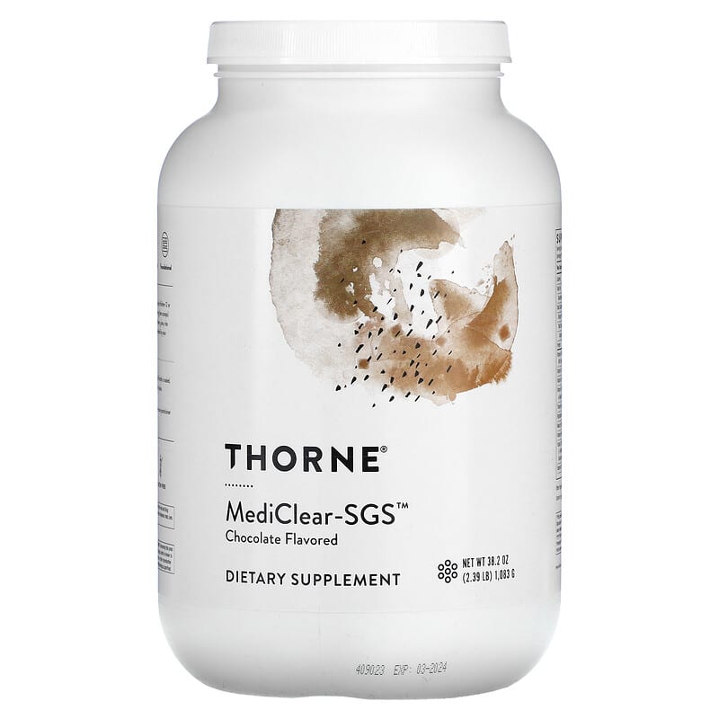 Thorne MediClear-SGS Chocolate 38.2 oz (1.082 g) 8 Thực phẩm chức năng Thorne MediClear-SGS Chocolate 38.2 oz (1.082 g) 693749012559