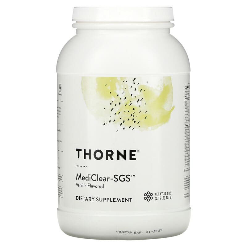 Thorne MediClear-SGS Vanilla 34.4 oz (977 g) 8 Thực phẩm chức năng Thorne MediClear-SGS Vanilla 34.4 oz (977 g) 693749012566