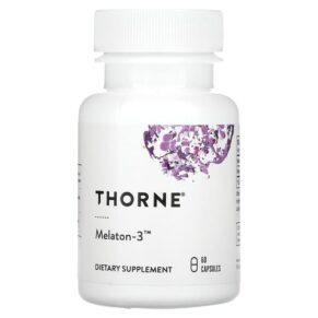 Thực phẩm chức năng Thorne Melaton-3 60 Capsules 693749788027