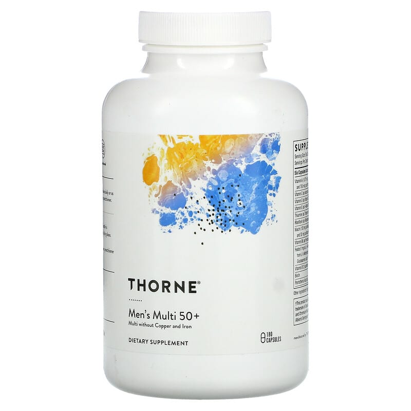 Thorne Men's Multi 50+ 180 Capsules 8 Thực phẩm chức năng Thorne Men's Multi 50+ 180 Capsules 693749011323