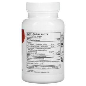 Thực phẩm bổ sung Thorne Methyl-Guard Plus 90 Capsules 693749789017