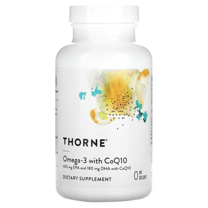 Thorne Omega-3 with CoQ10 90 Gelcaps 8 Thực phẩm chức năng Thorne Omega-3 with CoQ10 90 Gelcaps 693749616030