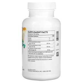 Thực phẩm bổ sung Thorne Omega Plus 90 Gelcaps 693749607014