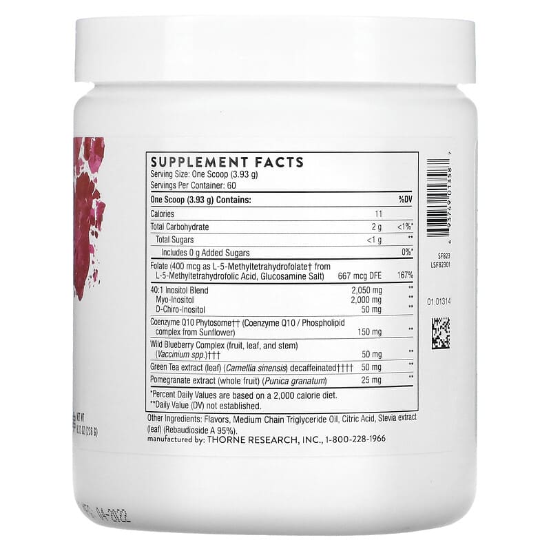 Thorne Ovarian Care Mixed Berry 8.32 oz (236 g) 2 Thực phẩm bổ sung Thorne Ovarian Care Mixed Berry 8.32 oz (236 g) 693749013587