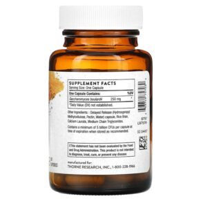 Thực phẩm bổ sung Thorne Sacro-B Probiotic 60 Capsules 693749757030