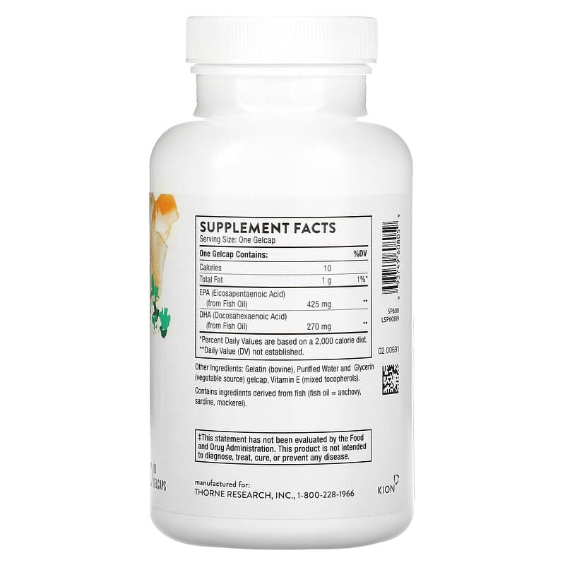 Thorne Super EPA 90 Gelcaps 2 Thực phẩm bổ sung Thorne Super EPA 90 Gelcaps 693749608059