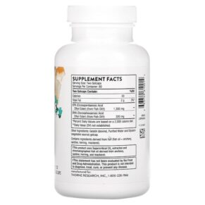Thực phẩm bổ sung Thorne Super EPA Pro 120 Gelcaps 693749610014