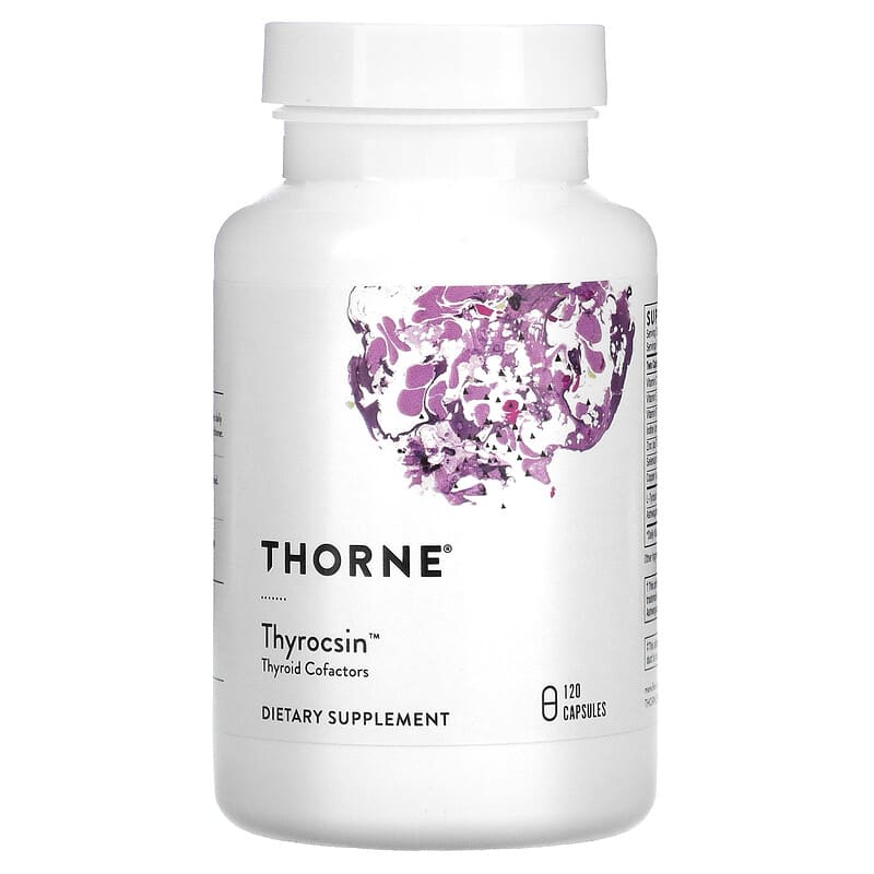 Thorne Thyrocsin Thyroid Cofactors 120 Capsules 8 Thực phẩm chức năng Thorne Thyrocsin Thyroid Cofactors 120 Capsules 693749784012