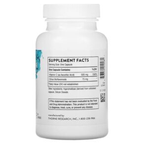 Thorne Vitamin C with Flavonoids 90 Capsules 3 Thực phẩm bổ sung Thorne Vitamin C with Flavonoids 90 Capsules 693749012481