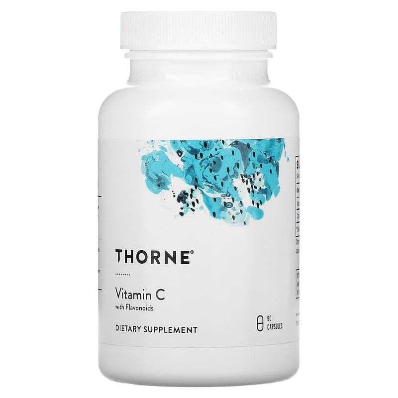 Thorne Vitamin C with Flavonoids 90 Capsules 8 Thực phẩm chức năng Thorne Vitamin C with Flavonoids 90 Capsules 693749012481