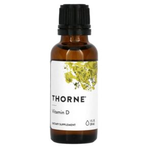 Thực phẩm chức năng Thorne Vitamin D Liquid 1 fl oz (30 ml) 693749168010