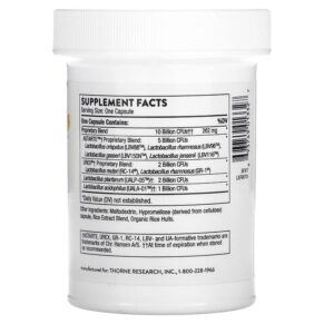 Thực phẩm bổ sung Thorne Women's Daily Probiotic 30 Capsules 693749013327