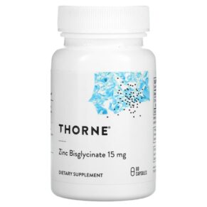 Thực phẩm chức năng Thorne Zinc Bisglycinate 15 mg 60 Capsules 693749011750