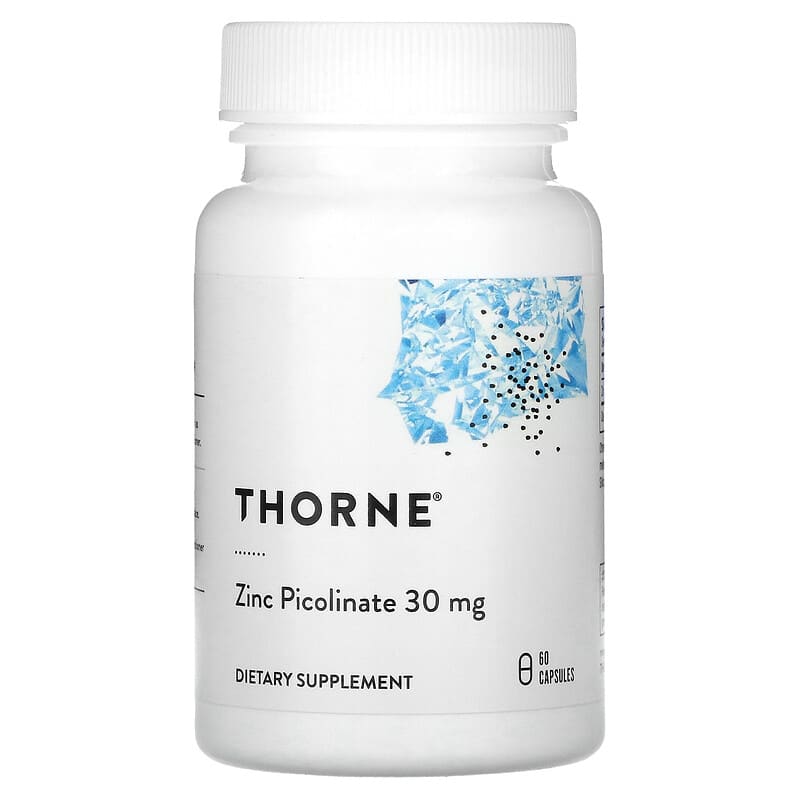 Thorne Zinc Picolinate 30 mg 60 Capsules 8 Thực phẩm chức năng Thorne Zinc Picolinate 30 mg 60 Capsules 693749006923