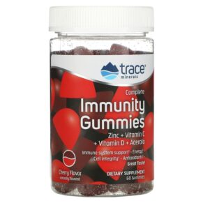 Thực phẩm chức năng Trace Minerals ® Complete Immunity Gummies Cherry 60 Gummies 878941005817