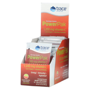 Thực phẩm chức năng Trace Minerals ® Electrolyte Stamina PowerPak Guava Passion Fruit 30 Packets 0.18 oz (5 g) Each 878941003653