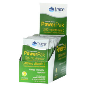 Thực phẩm chức năng Trace Minerals ® Electrolyte Stamina PowerPak Lemon Lime 30 Packets 0.17 oz (4.9 g) Each 878941000522