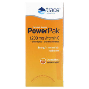 Thực phẩm bổ sung Trace Minerals ® Electrolyte Stamina PowerPak Orange Blast 30 Packets 0.17 oz (4.8 g) Each 878941000539