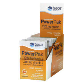 Thực phẩm chức năng Trace Minerals ® Electrolyte Stamina PowerPak Orange Blast 30 Packets 0.17 oz (4.8 g) Each 878941000539