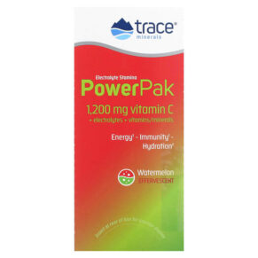 Thực phẩm bổ sung Trace Minerals ® Electrolyte Stamina PowerPak Watermelon 30 Packets 0.19 oz (5.5 g) Each 878941004391