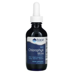 Thực phẩm chức năng Trace Minerals ® Ionic Chlorophyll 100 mg 2 fl oz (59 ml) 878941006579