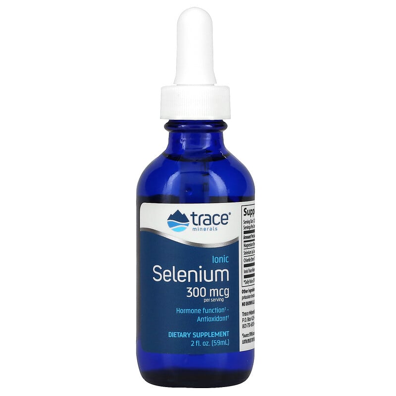 Trace Minerals ® Ionic Selenium 300 mcg 2 fl oz (59 ml) 8 Thực phẩm chức năng Trace Minerals ® Ionic Selenium 300 mcg 2 fl oz (59 ml) 878941000188