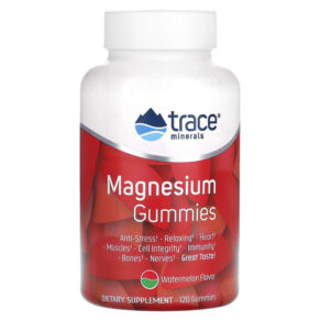 Thực phẩm chức năng Trace Minerals ® Magnesium Gummies Watermelon 120 Gummies 878941004889