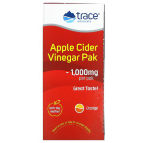 Thực phẩm bổ sung Trace Minerals ® Organic Apple Cider Vinegar Orange 1.000 mg 30 Packets .18 oz (5 g) Each 878941006722
