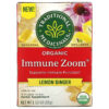 Thực phẩm chức năng Traditional Medicinals Organic Immune Zoom Lemon Ginger Caffeine Free 16 Wrapped Tea Bags 1.13 oz (32 g) 032917007841