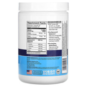Thực phẩm bổ sung USN BCAA Amino+ Recovery & Endurance Powder Blue Raspberry 9.63 oz (273 g) 6009544945079