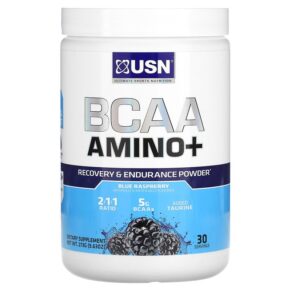 Thực phẩm chức năng USN BCAA Amino+ Recovery & Endurance Powder Blue Raspberry 9.63 oz (273 g) 6009544945079