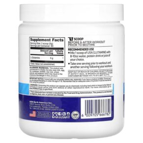 USN Glutamine Micronized Powder Unflavored 5 g 10.58 oz (300 g) 3 Thực phẩm bổ sung USN Glutamine Micronized Powder Unflavored 5 g 10.58 oz (300 g) 6009705666782