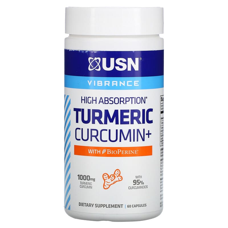 USN High Absorption Turmeric Curcumin+ with BioPerine 500 mg 60 Capsules 8 Thực phẩm chức năng USN High Absorption Turmeric Curcumin+ with BioPerine 500 mg 60 Capsules 6009544938736