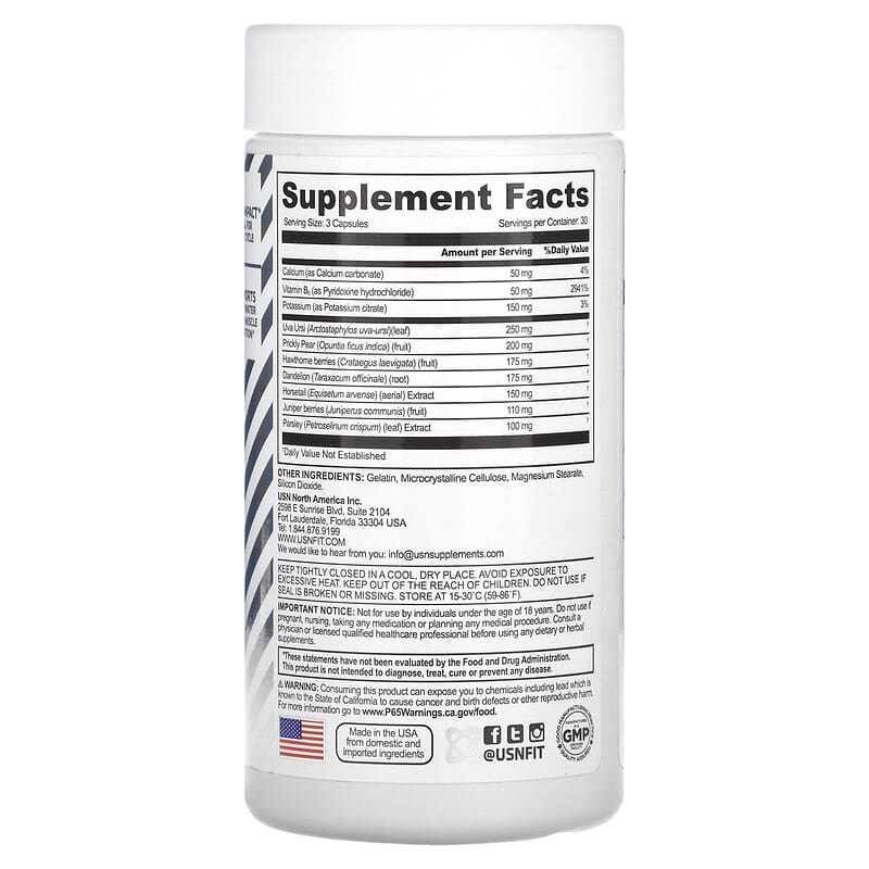 USN Phedracut Water X 90 Capsules 2 Thực phẩm bổ sung USN Phedracut Water X 90 Capsules 6009544941804