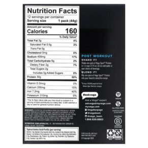 Thực phẩm bổ sung Vega Sport Plant-Based Premium Protein Chocolate 12 Pack 1.6 oz (44 g) Each 838766008660