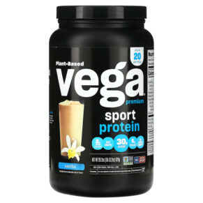 Thực phẩm chức năng Vega Sport Plant-Based Premium Protein Powder Vanilla 29.2 oz (828 g) 838766008554