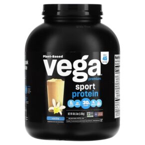 Thực phẩm chức năng Vega Sport Plant-Based Premium Protein Powder Vanilla 4 lb 1.8 oz (1.86 kg) 838766008592