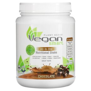 Thực phẩm chức năng VeganSmart All-In-One Nutritional Shake Chocolate 1.51 lb (690 g) 079911028038
