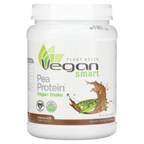 Thực phẩm chức năng VeganSmart Pea Protein Vegan Shake Chocolate 1.2 lb (585 g) 079911026089