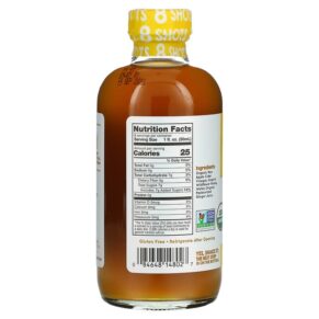 Thực phẩm bổ sung Vermont Village Apple Cider Vinegar Ginger & Honey 8 fl oz (236 ml) 084648148027